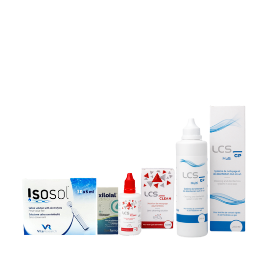 Pack Isosol 30x5ml + LCS Clean 40ml + LCS Multi GP 240ML + Xiloial Zero 10ml