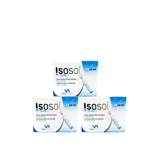 Pack 3 Isosol 30x5ml