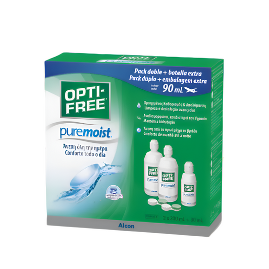 Optifree Puremoist 2 x 300ml + 90ml