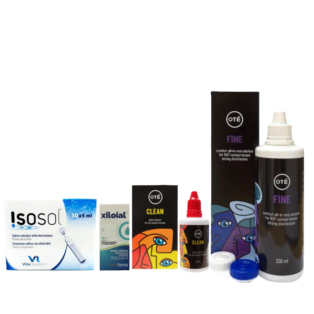 Pack Isosol 30x5ml + Oté Clean 40ml + Oté Fine 200ml + Xiloial Zero 10ml